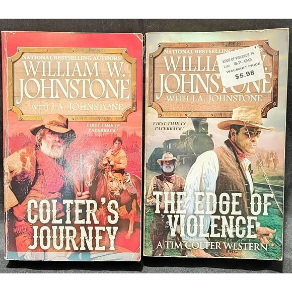 Tim Colter Western Complete Series Set of 2 William W. Johnstone PB - Picture 1 of 6